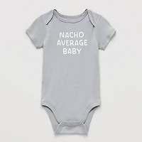Okie Dokie Baby Boys Crew Neck Short Sleeve Rib Bodysuit