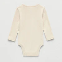 Okie Dokie Baby Unisex Crew Neck Long Sleeve Rib Bodysuit