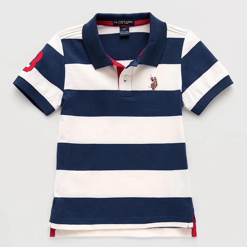 U.S. Polo Assn. Toddler Boys Short Sleeve Classic Fit Shirt