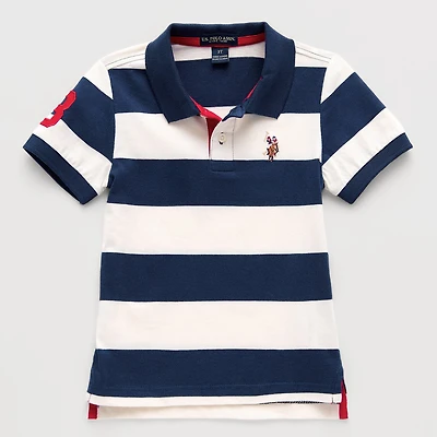 U.S. Polo Assn. Toddler Boys Short Sleeve Classic Fit Shirt