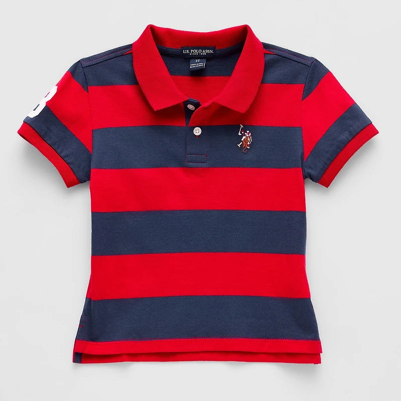 U.S. Polo Assn. Toddler Boys Short Sleeve Classic Fit Shirt