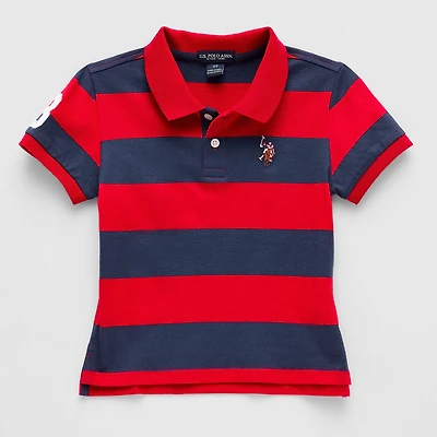 U.S. Polo Assn. Toddler Boys Short Sleeve Classic Fit Shirt