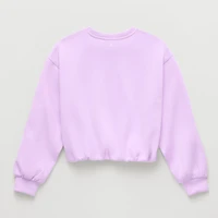Xersion Little & Big Kid Girls Crew Neck Long Sleeve Sweatshirt