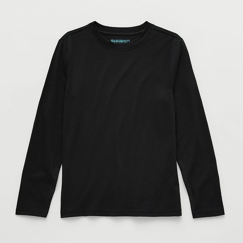 Thereabouts Little & Big Kid Boys Crew Neck Long Sleeve T-Shirt