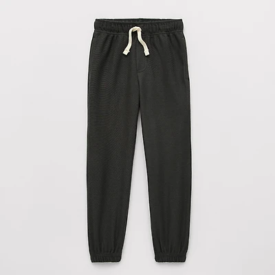 Thereabouts Little Boys DRAWSTRING WAIST Cuffed Mid Rise Regular Fit Jogger Pant