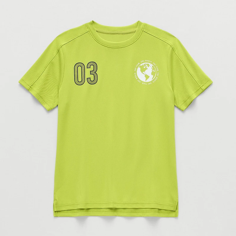 Xersion Little & Big Kid Boys Crew Neck Short Sleeve Quick Dry Jersey