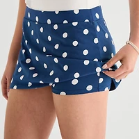 Arizona Womens Juniors Low Rise Mini A-Line Skirt