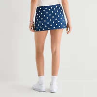 Arizona Womens Juniors Low Rise Mini A-Line Skirt