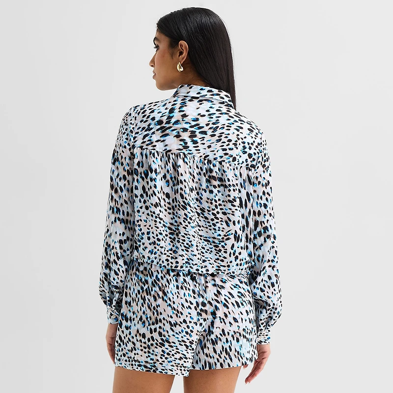 Bold Elements Womens Long Sleeve Crop Top