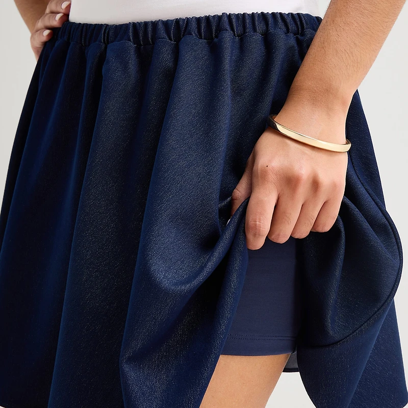 Bold Elements Womens Mini Flared Skirt
