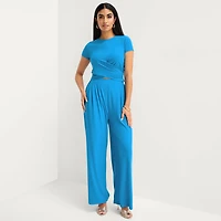 Bold Elements Womens Short Sleeve Wrap Shirt