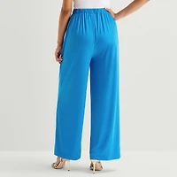 Bold Elements Womens Wide Leg Pleated Pant