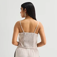 Bold Elements Womens Straight Neck Sleeveless Bandeau