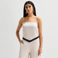 Bold Elements Womens Straight Neck Sleeveless Bandeau