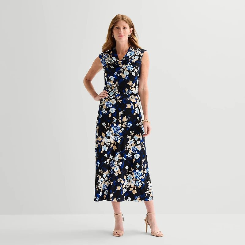 Black Label by Evan-Picone Womens Maxi Skirt