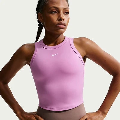 Nike Womens High Neck Sleeveless Active Tank Top