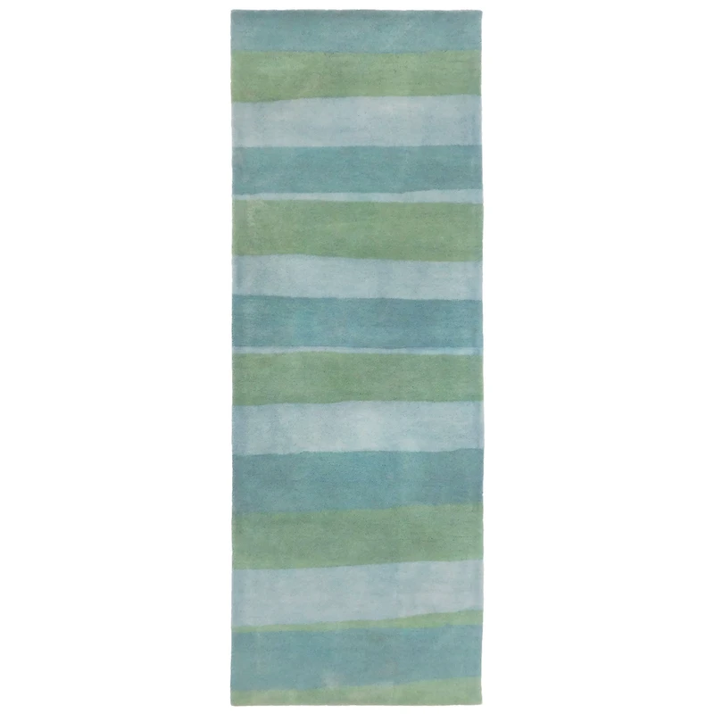 Liora Manne Piazza Stripes Hand Tufted Wool Indoor Rectangular Runner