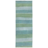 Liora Manne Piazza Stripes Hand Tufted Wool Indoor Rectangular Runner