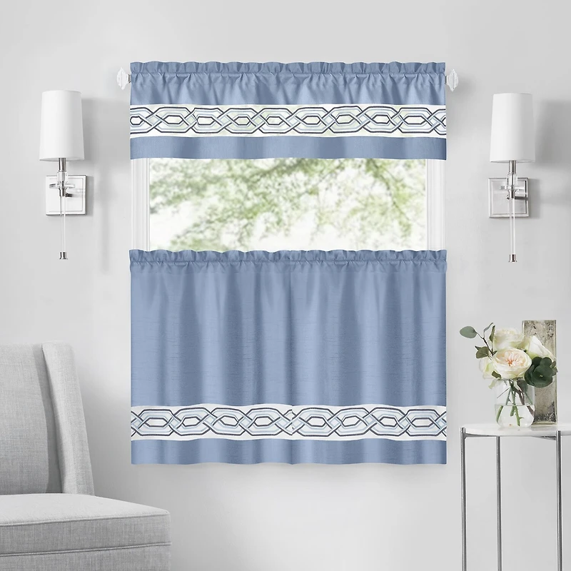 Achim Paige 3-pc. Rod Pocket Window Tier