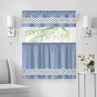 Achim Paige 3-pc. Rod Pocket Window Tier