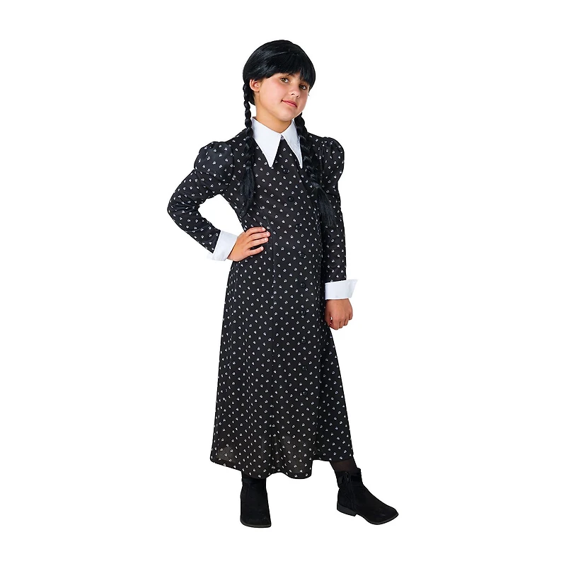 Little & Big Kid Girls Nevermore Academy The Addams Family Wednesday Addams Costume