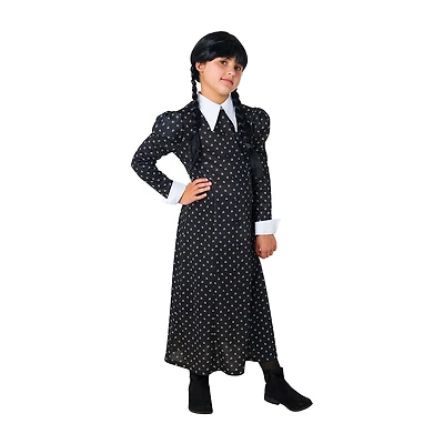 Little & Big Kid Girls Nevermore Academy The Addams Family Wednesday Addams Costume