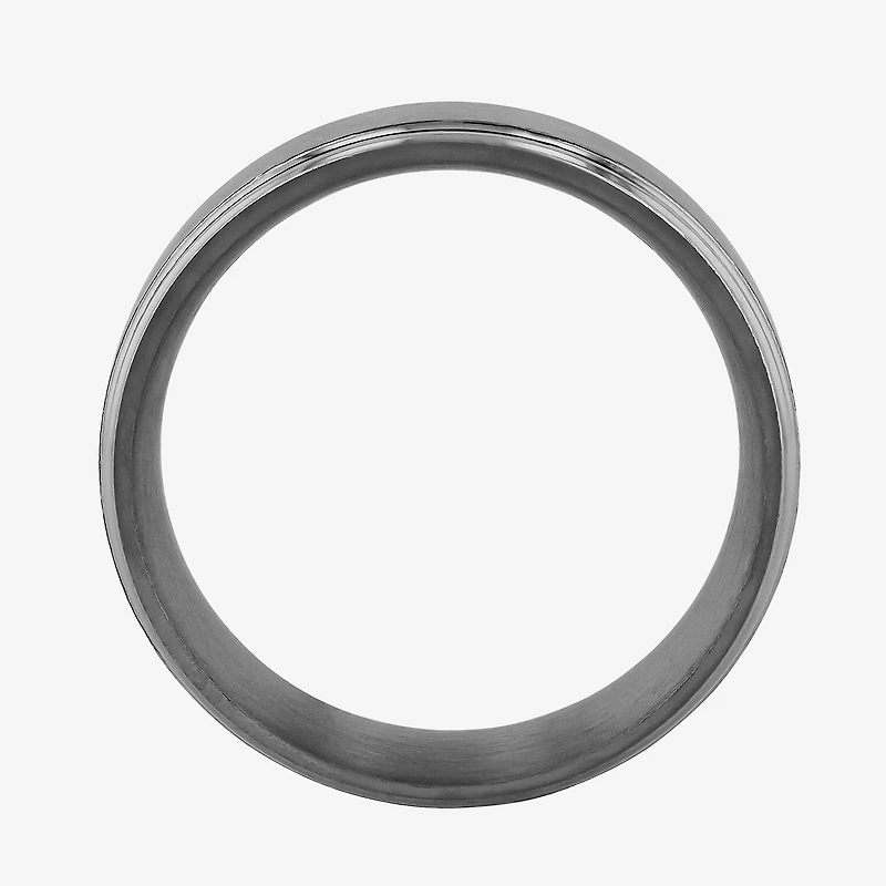 Mens 8MM Tantalum Wedding Band
