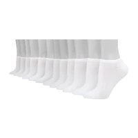 Hanes Lightweight Womens Multi-Pack 12 Pair Plus Tall Liner Socks