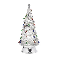 Roman 12.5in Lighted Swirl Tree Christmas Tabletop Decor