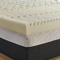 Isotonic® 4” 5-Zone Mattress Topper Featuring Isotonic®+ Memory Foam