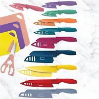 Art And Cook Multicolor 25-pc. Cutting Board and Knife Set