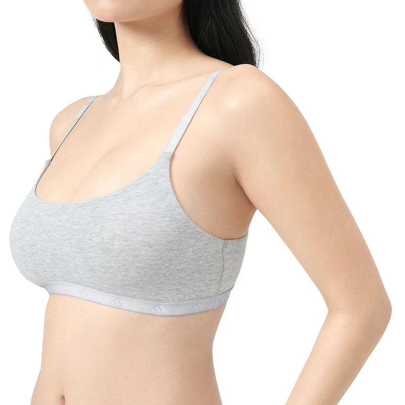 Adidas Cotton Scoop Bralette-4A0193