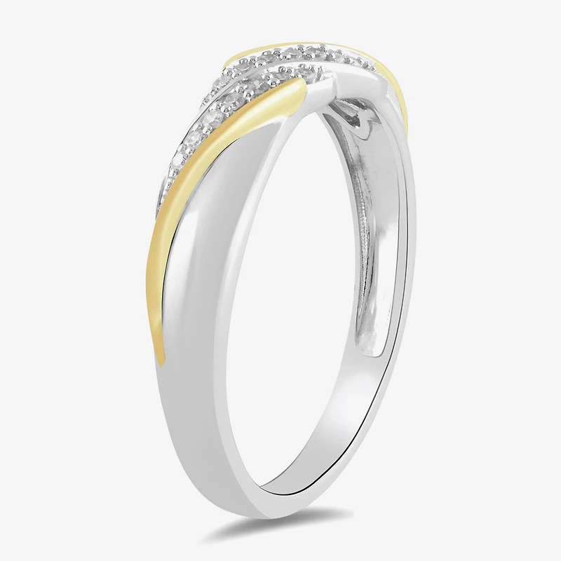 1/2 CT. T.W. Lab Grown White Diamond 14K Gold Over Silver Side Stone Bridal Set - Womens size 7 Ring / Mens size 10.5 Band