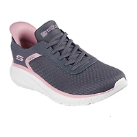 Skechers Bobs Hands Free Slip-Ins Sport Squad Chaos Stroke Of Luck Womens Slip-On Walking Shoes