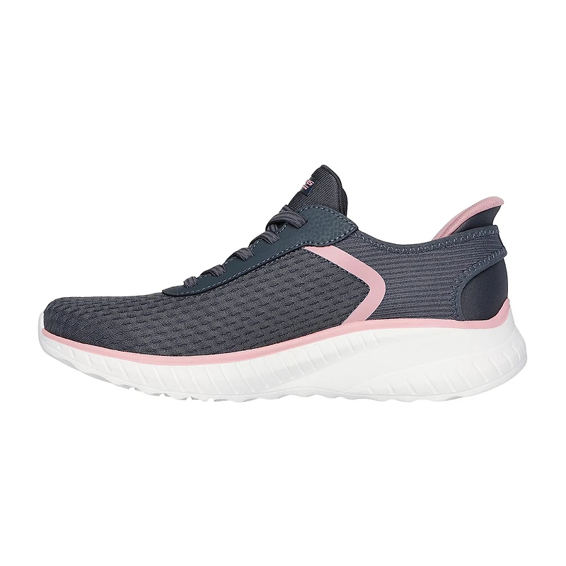Skechers Bobs Hands Free Slip-Ins Sport Squad Chaos Stroke Of Luck Womens Slip-On Walking Shoes