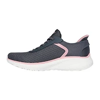 Skechers Bobs Hands Free Slip-Ins Sport Squad Chaos Stroke Of Luck Womens Slip-On Walking Shoes