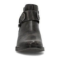 Frye and Co. Womens Helia Stacked Heel Booties