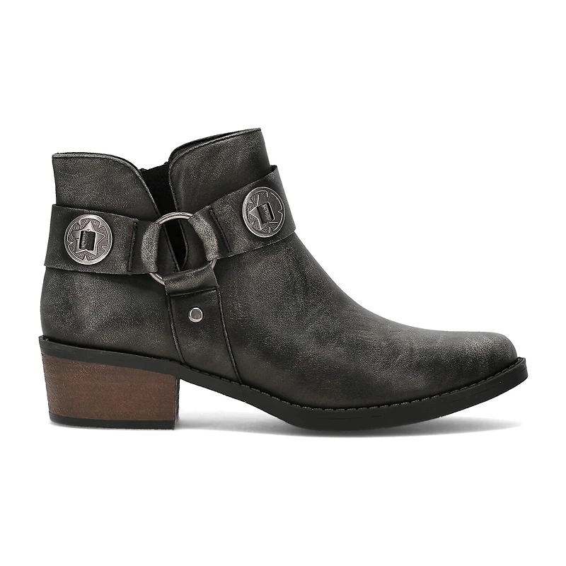 Frye and Co. Womens Helia Stacked Heel Booties
