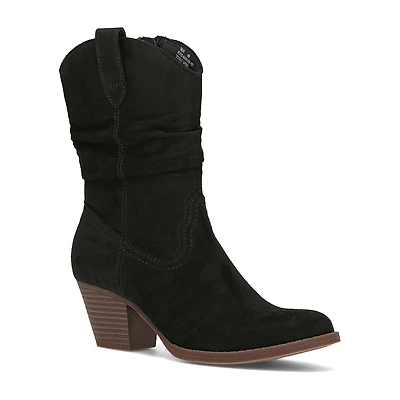 Frye and Co. Womens Talvi Stacked Heel Slouch Boots