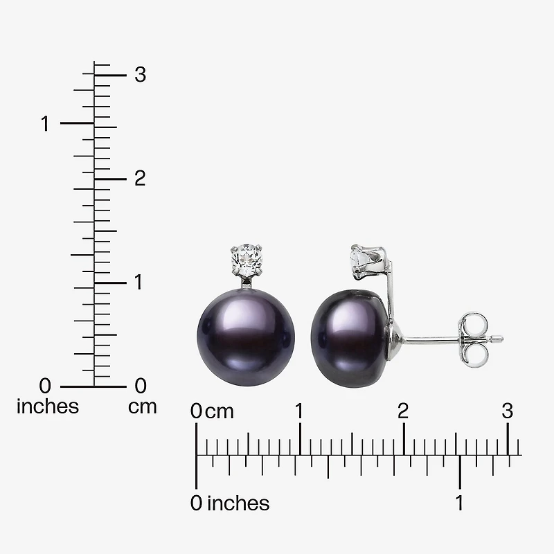 Cultured Freshwater Pearl Sterling Silver Round 2-pc. Jewelry Set