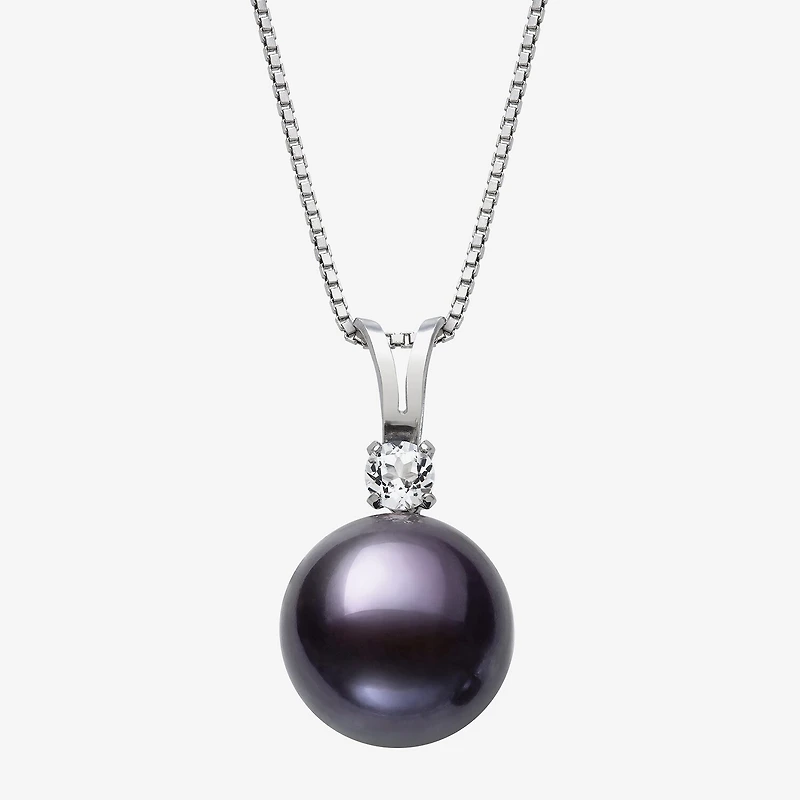 Cultured Freshwater Pearl Sterling Silver Round 2-pc. Jewelry Set