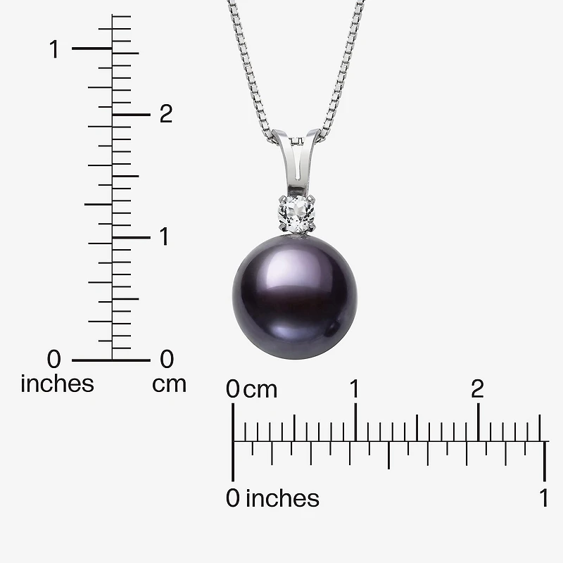 Cultured Freshwater Pearl Sterling Silver Round 2-pc. Jewelry Set
