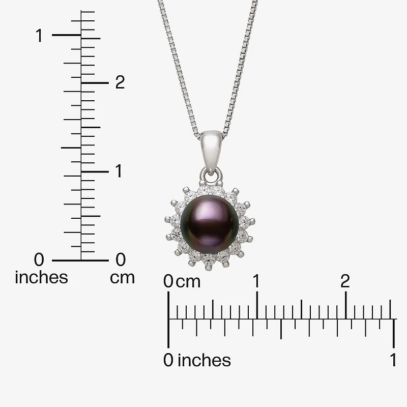 Cultured Freshwater Pearl Sterling Silver Sunburst 2-pc. Jewelry Set
