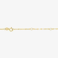 Heart (G-H / Si2 I1) Womens 1/6 CT. T.W. Lab Grown White Diamond 10K Gold Heart 18 Inch Pendant Necklace
