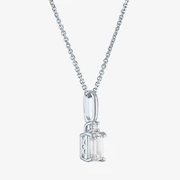 Gh / Si2 I1) Womens 1 CT. T.W. Lab Grown White Diamond 10K Gold Inch Pendant Necklace