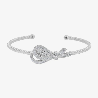 Diamonart Marilyn Monroe Womens Cubic Zirconia Sterling Silver Cuff Bracelet