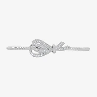 Diamonart Marilyn Monroe Womens Cubic Zirconia Sterling Silver Cuff Bracelet