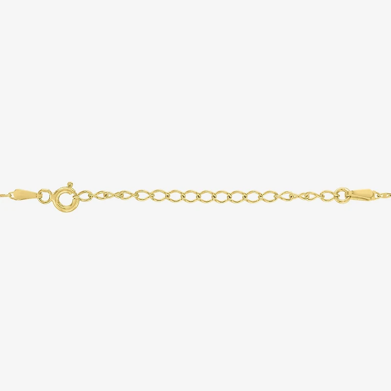Diamond Addiction (G-H, Si2-I1) Womens 1/10 CT. T.W. Lab Grown White Diamond 14K Gold Over Silver Round 16 Inch Pendant Necklace