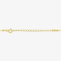 Diamond Addiction (G-H, Si2-I1) Womens 1/10 CT. T.W. Lab Grown White Diamond 14K Gold Over Silver Round 16 Inch Pendant Necklace