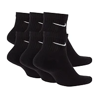 Nike Everyday Cushioned Unisex Adult Multi-Pack Pair Quarter Ankle Socks